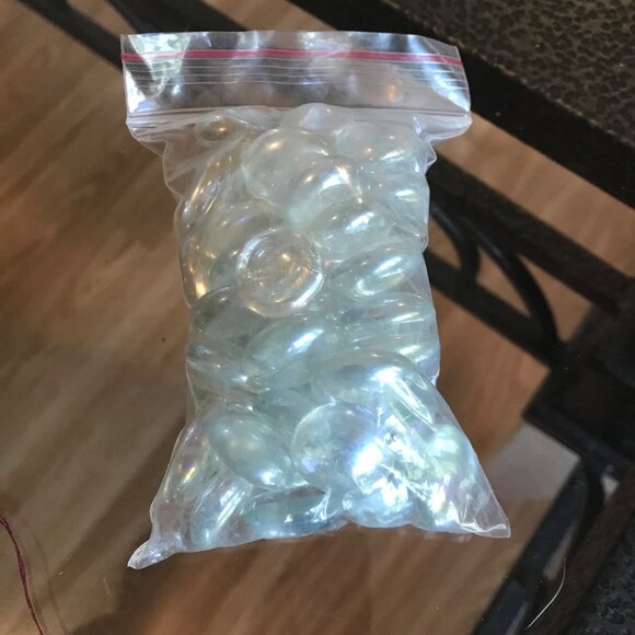 Clear Glass Dome Flat Cabochon Marbles .75" Diameter Set Of 50 - Picture 7 of 7